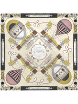 SILK SCARF 88 / FLOWER BALLOON