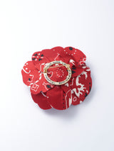 BROOCH / PAISLEY BANDANA