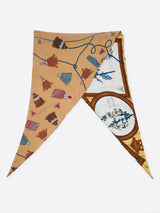 DIAMOND SCARF / BLADE TASSELS