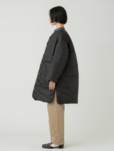 <ダウンロングコート>リバーシブル ネイティブビット