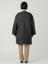 <ダウンロングコート>リバーシブル ネイティブビット