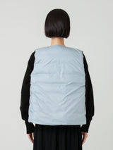 <ダウンベスト>リバーシブル サンペイズリーバンダナ