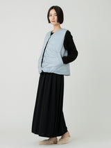 <ダウンベスト>リバーシブル サンペイズリーバンダナ