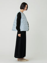 <ダウンベスト>リバーシブル サンペイズリーバンダナ