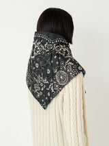 <ダウントライアングル>ペイズリーバンダナ