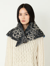 <ダウントライアングル>ペイズリーバンダナ