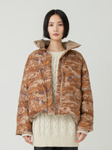 <ダウンブルゾン>リバーシブル バルーンマウンテン