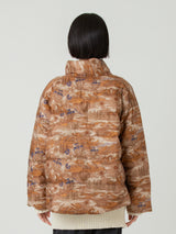 <ダウンブルゾン>リバーシブル バルーンマウンテン