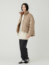 <ダウンブルゾン>リバーシブル バルーンマウンテン