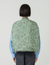 MA-1 VEST / REVERSIBLE SUN PAISLEY BANDANA