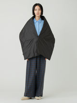 QUILTED STOLE / REVERSIBLE BLACK