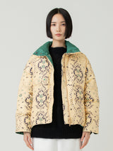 DOWN BLOUSON / REVERSIBLE PAISLEY BANDANA