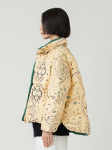 DOWN BLOUSON / REVERSIBLE PAISLEY BANDANA