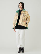 DOWN BLOUSON / REVERSIBLE PAISLEY BANDANA