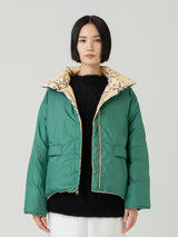 DOWN BLOUSON / REVERSIBLE PAISLEY BANDANA