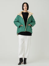 DOWN BLOUSON / REVERSIBLE PAISLEY BANDANA