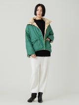 DOWN BLOUSON / REVERSIBLE PAISLEY BANDANA