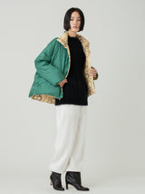 DOWN BLOUSON / REVERSIBLE PAISLEY BANDANA