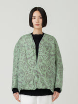 DOWN JACKET / REVERSIBLE SUN PAISLEY BANDANA