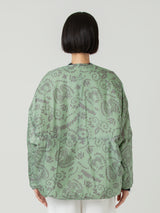 DOWN JACKET / REVERSIBLE SUN PAISLEY BANDANA