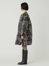 DOWN LONG COAT / REVERSIBLE PAISLEY BANDANA