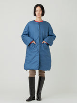 DOWN LONG COAT / REVERSIBLE PAISLEY BANDANA