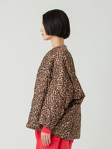 DOWN JACKET / REVERSIBLE LEOPARD ZEBRA