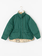 DOWN BLOUSON / REVERSIBLE PAISLEY BANDANA