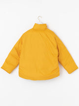 <ダウンブルゾン>リバーシブル ドローアンドブラッシュ