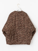 DOWN JACKET / REVERSIBLE LEOPARD ZEBRA