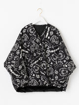 DOWN JACKET / REVERSIBLE SUN PAISLEY BANDANA