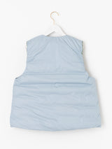 <ダウンベスト>リバーシブル サンペイズリーバンダナ