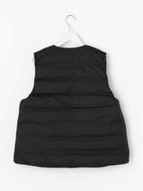 <ダウンベスト>リバーシブル サンペイズリーバンダナ