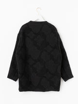 <ジャガードコート>グレースフラワー