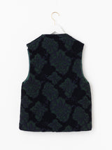 JACQUARD VEST / NAVY