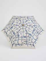 FOLDING UMBRELLA / DOT STRIPE BELT