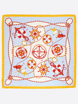 SILK SCARF 88 / MARINE