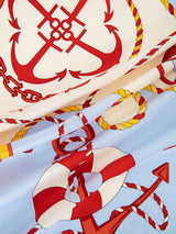 SILK SCARF 88 / MARINE