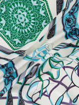 <シルクスカーフ88>ディッシュ