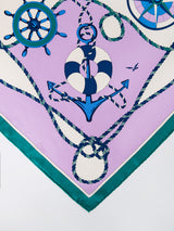 SILK SCARF 88 / MARINE