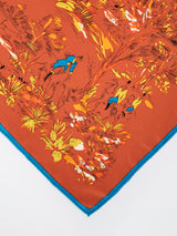 <シルクスカーフ65> ホース