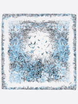 <シルクスカーフ65>ジャガードパーク