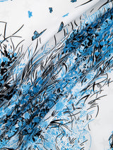 <シルクスカーフ65>ジャガードパーク