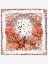 <シルクスカーフ65>ジャガードパーク