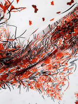 <シルクスカーフ65>ジャガードパーク