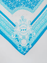 <シルクスカーフ65>ジャガードレリーフ