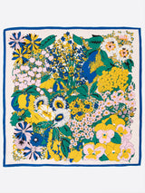 <シルクスカーフ65>パンジー