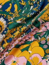 <シルクスカーフ65>パンジー