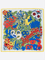 <シルクスカーフ65>パンジー