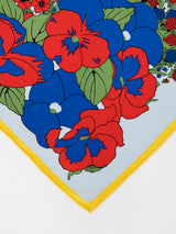 <シルクスカーフ65>パンジー